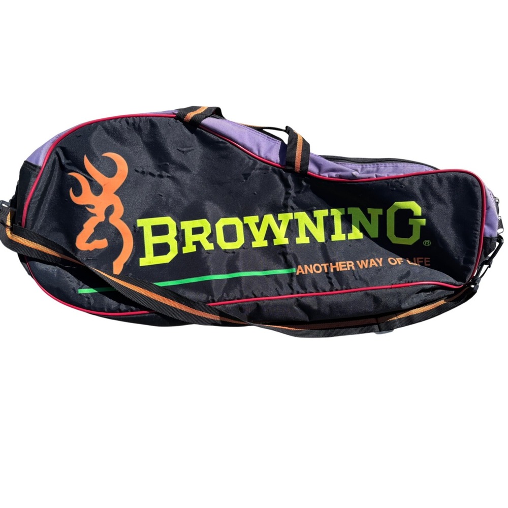 Browning tennis racket Bag Another Way of Life Black Purple Neon Orange Travel